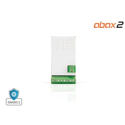 Espansione wireless in miniatura di ingressi / uscite cablate ABAX 2