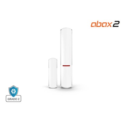 Contatto magnetico wireless universale ABAX 2 BIANCO