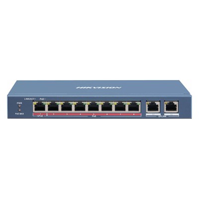 Switch 8 porte HI-PoE 10/100 Mbps  Budget Totale: 110 W (TOP SERIES)