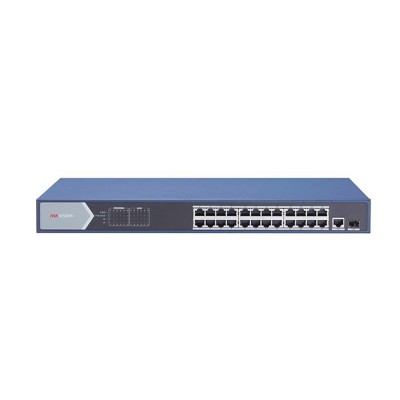 Switch 24 porte POE 10/100/1000 Mbps Budget Totale: 370 W