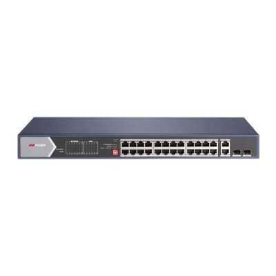 Switch 24 porte POE 10/100/1000 Mbps Budget Totale: 370 W