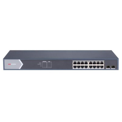 Switch 16 porte POE 10/100/1000 Mbps Budget Totale: 225 W