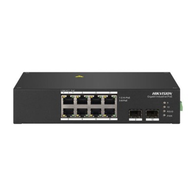 L2, Unmanaged, 8 Gigabit PoE ports, 2 Gigabit SFP Uplink