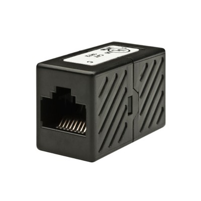 Accoppiatore RJ45 non schermato da usare con cavi Cat6 UTP.