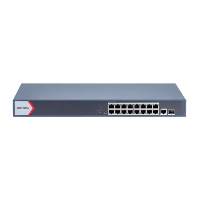 L2, Smart Managed, 16 Gigabit RJ45 PoE ports, 1 Gigabit RJ45 port, 1 Gigabit SFt