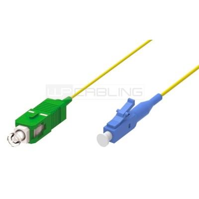 Fibra ottica monomodale simplex, 9/125?Ì SC/APC-LC, 2 mt