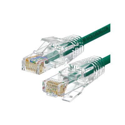 Cavo Patch Categoria: Cat 6A U-UTP Lunghezza 0,50 mt verde