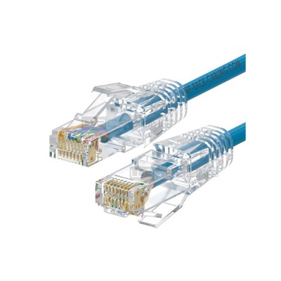 Cavo Patch Categoria: Cat 6A U-UTP Lunghezza 1.0 mt azzurro