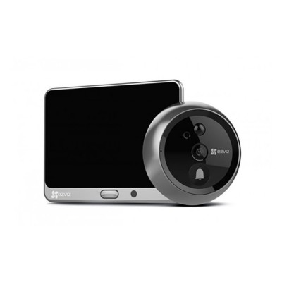 Spioncino con videocitofono integrato, senza fili. Display n