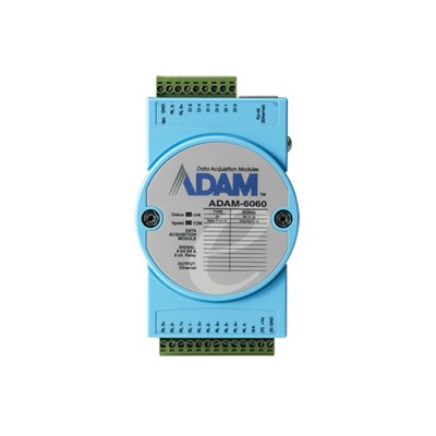 Modulo -6-ch Digital Input and 6-ch Relay Modbus TCP