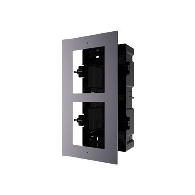 305700706 Cornice Acciaio Inox 304 2 moduli Videcitofonia