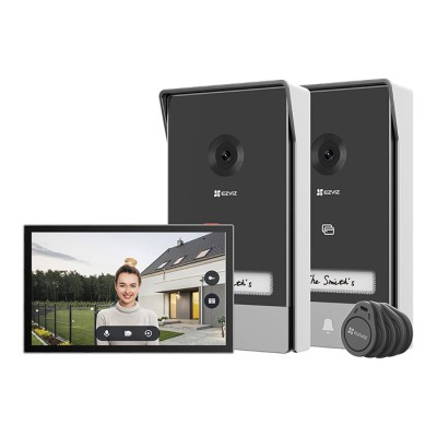 318500248 Videocitofono Bifamiliare 2 fili monitor touch 7