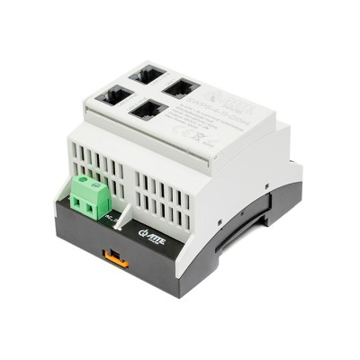 SWPS-4-11-DIN4 Switch PoE con alimentatore integrato