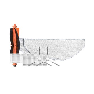 Kit ricambi per robot RE4/RE5: 2 spazzole laterali, 2 filtri