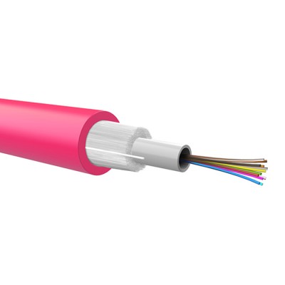 OF00267 Cavo fibra ottica 24 fibre monotubo OM4 CPR Fca