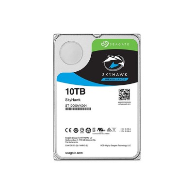 Segate Hard Disk SkyHawk 10TB 64MB 5.9K 3.5" SATA 3-yr limited warranty