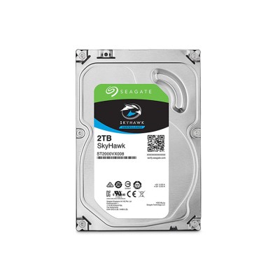 Segate Hard Disk SkyHawk 2TB 64MB 5.9K 3.5" SATA 3-yr limited warranty