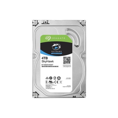 Segate Hard Disk SkyHawk 4TB 64MB 5.9K 3.5" SATA 3-yr limited warranty