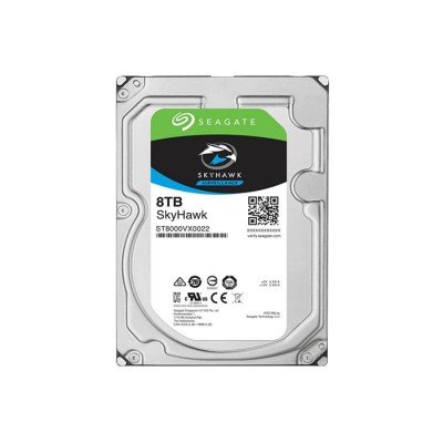 Segate Hard Disk SkyHawk 8TB 64MB 5.9K 3.5" SATA 3-yr limited warranty