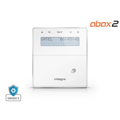 Tastiera LCD wireless per INTEGRA Bianca ABAX 2
