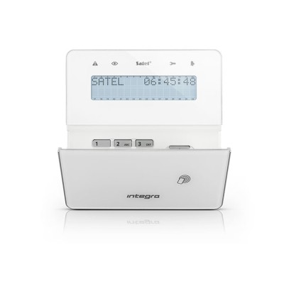 Tastiera LCD wireless per centrali INTEGRA colore bianco